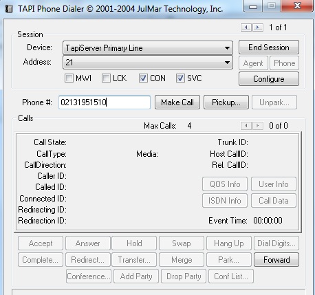 Wahlhilfe Tapi-SoftPhone